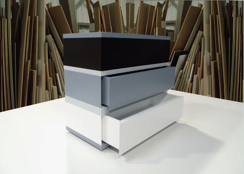 Cassettone contemporaneo - 360-DE-PIED - Les Pieds sur la Table ® - in legno / in legno laccato / su misura