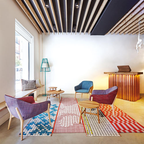 Tappeto contemporaneo - BANDAS - GAN RUGS - a motivi / in poliestere / in lana