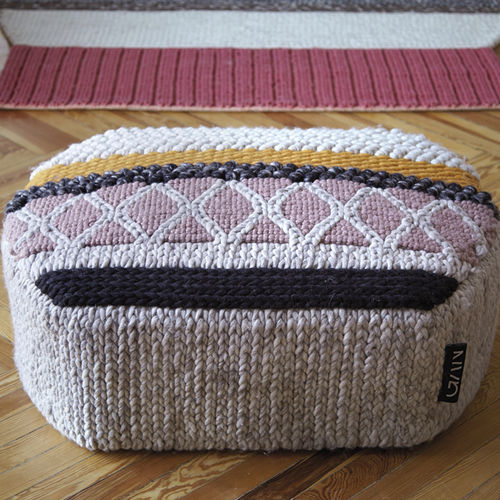 Ottomana contemporanea - MANGAS ORIGINAL - GAN RUGS - in lana / da interno / di Patricia Urquiola