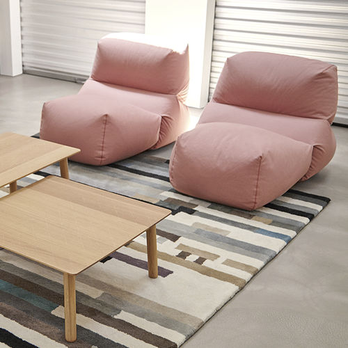 Chauffeuse contemporanea - GRAPY - GAN RUGS - in cotone / ergonomica / grigia