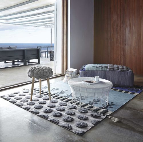 Tappeto contemporaneo - GLAOUI  - GAN RUGS - a motivi / in lana / rettangolare