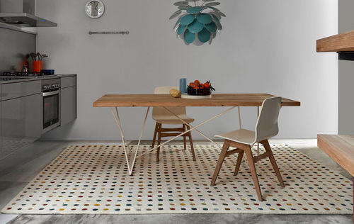 Tappeto contemporaneo - MOTA 2 - GAN RUGS - a motivi / in lana / in cotone