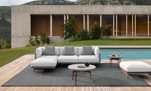 Tappeto contemporaneo - Saline - GAN RUGS - a tinta unita / in PET / rettangolare