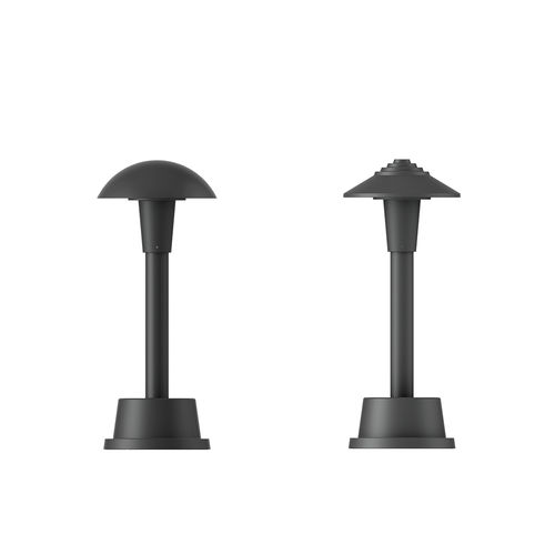 Lampioncino da giardino - MUSHROOM - LIGMAN Lighting Company Limited - contemporaneo / in acciaio inossidabile / in vetro