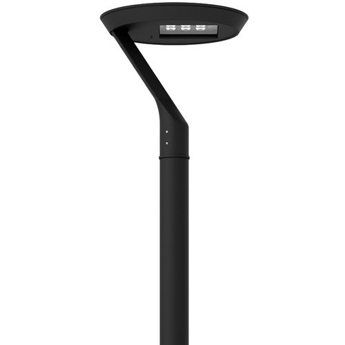 Lampione urbano - MACARON - LIGMAN Lighting Company Limited - contemporaneo / in acciaio inossidabile / in vetro