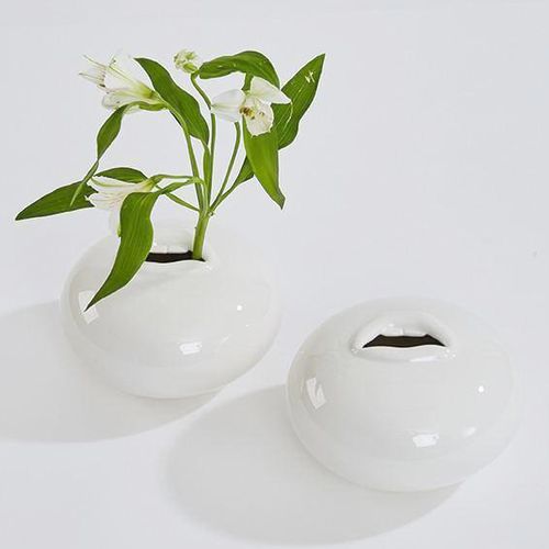 Vaso design originale - UTTER - THELERMONT HUPTON - in ceramica / in maiolica / fatto a mano