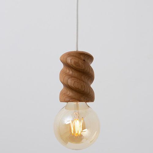 Lampada a sospensione - BARLEY CB9 - THELERMONT HUPTON - in rovere / contemporanea / con cavo