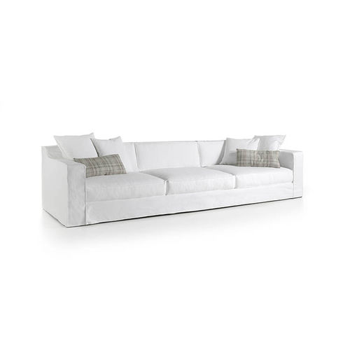 Divano contemporaneo - Steetson - PAU - in tessuto / con cuscino rimovibile / personalizzabile