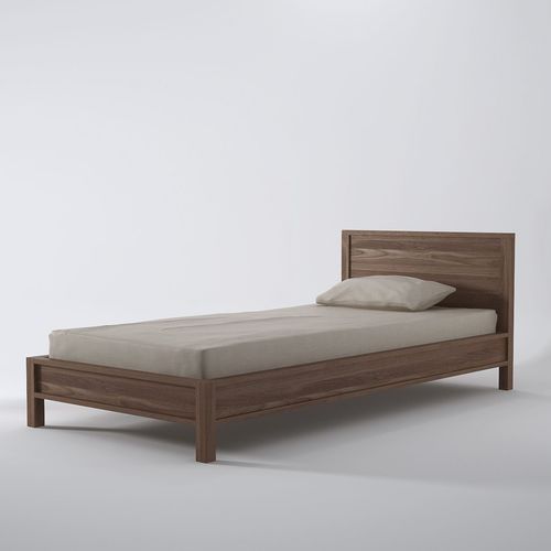 Letto singolo - SO16EU - Karpenter - contemporaneo / con testiera / in teak