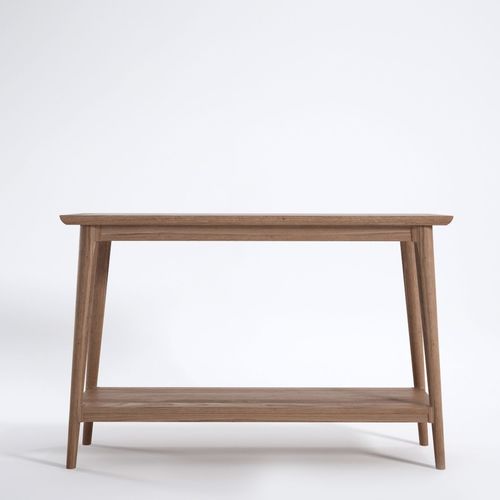 Consolle contemporanea - VI01 - Karpenter - in rovere / in teak / con supporto in legno massiccio