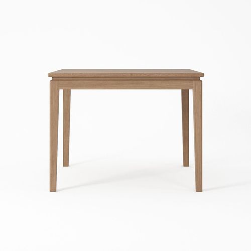 Tavolo da pranzo contemporaneo - TT02 - Karpenter - in teak / in rovere bianco / con supporto in legno massiccio