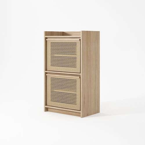Credenza alta - RT09 - Karpenter - contemporanea / in legno massiccio / in teak
