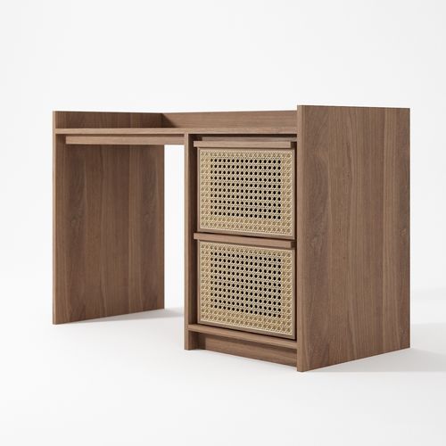 Scrivania da terra - RT03 - Karpenter - contemporanea / in teak / in rovere bianco