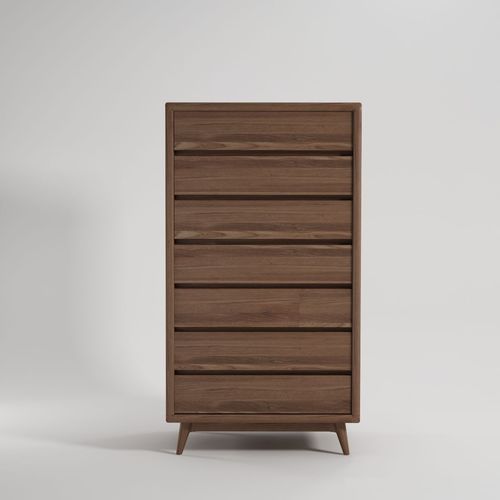 Cassettiera contemporanea - VI38 - Karpenter - in rovere / in teak