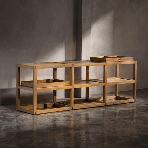 Scaffale contemporaneo - UP &amp; DOWN - Karpenter - in legno / incolore