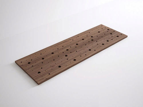 Piatto doccia rettangolare - BUB02 - Karpenter - da appoggio / in legno
