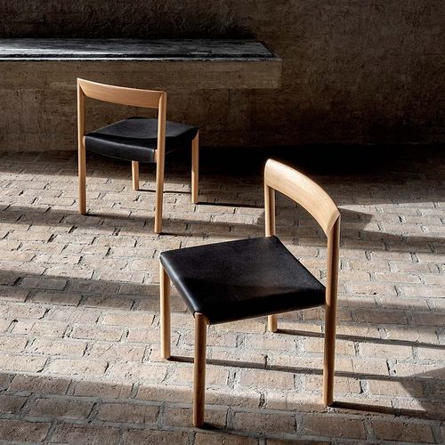 Sedia contemporanea - STAX - BENSEN - da interno / in tessuto / in pelle
