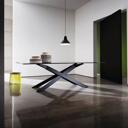 Tavolo da pranzo contemporaneo - CROSS - Sovet Italia - in rovere / in noce / in betulla