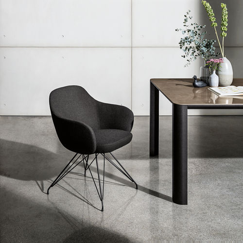 Sedia contemporanea - CADIRA WIRE - Sovet Italia - da interno / in tessuto / in pelle