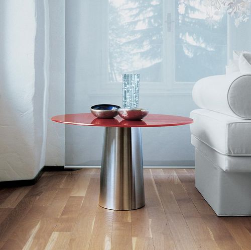 Tavolo d'appoggio contemporaneo - TOTEM  - Sovet Italia - in rovere / in noce / in wengé