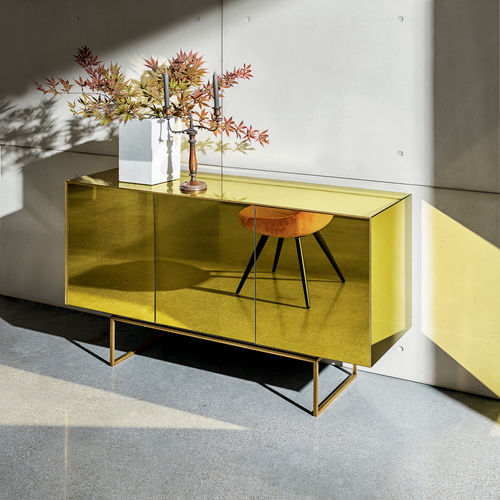 Credenza contemporanea - MAGDA - Sovet Italia - in vetro / in marmo / in ceramica