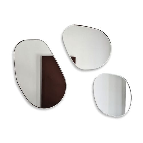 Specchio a muro - GOCCE DI RUGIADA - Sovet Italia - contemporaneo / in bronzo / marrone