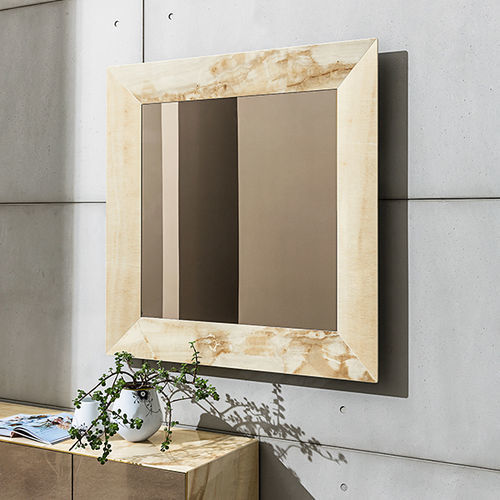 Specchio a muro - Denver - Sovet Italia - contemporaneo / quadrato / in alluminio