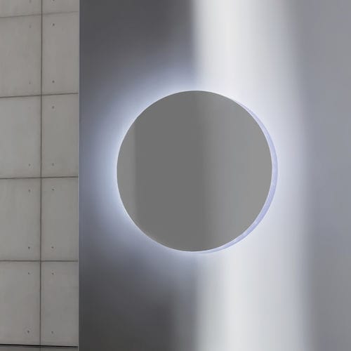 Specchio a muro - Boston - Sovet Italia - contemporaneo / rotondo / grigio