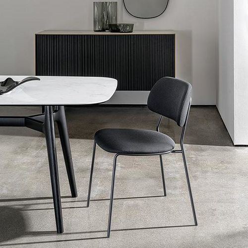 Sedia contemporanea - SOFT - Sovet Italia - da interno / in pelle / in terracotta