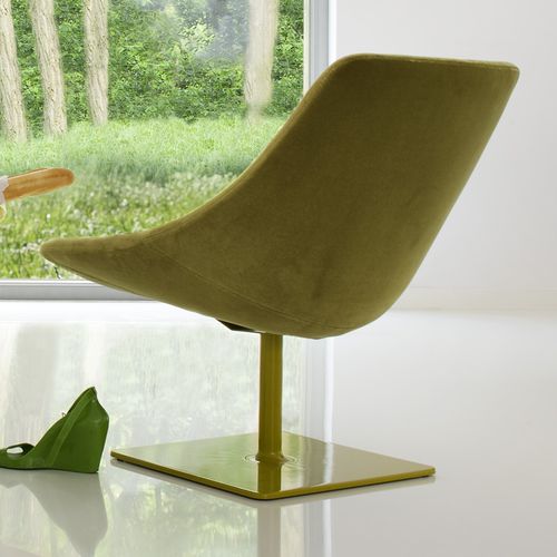 Poltrona contemporanea - MISHELL - NOTI - in tessuto / in metallo / con poggiatesta