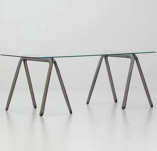 Cavalletto per tavoli contemporaneo - KOZA - ZIETA - in acciaio