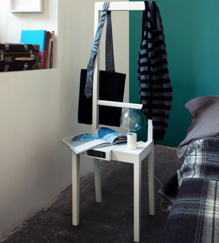 Sedia design originale - ALFRED - COVO - da interno / in faggio / in legno dipinto