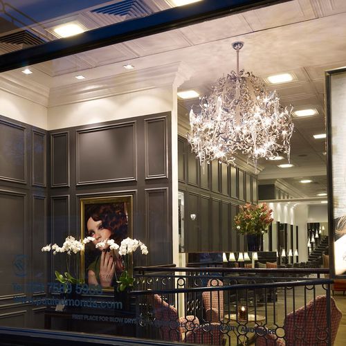 Lampadario design originale - FLOWER POWER : FPC120N - Brand van Egmond - in vetro / in acciaio / contract