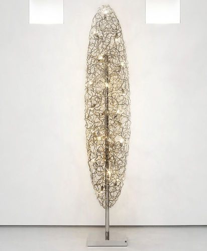 Lampada da terra - CRYSTAL WATERS : CWF180NH - Brand van Egmond - in acciaio / contemporanea / con cavo