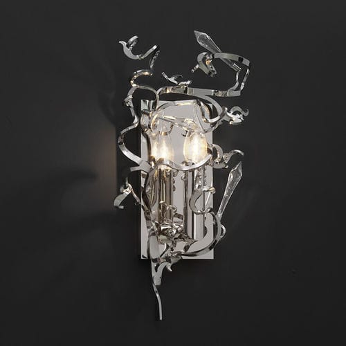 Applique design originale - ICY LADY : ILW30N-R - Brand van Egmond - da interno / in acciaio / in cristallo