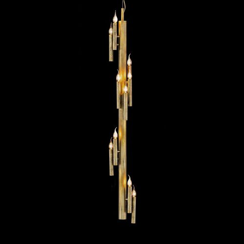 Lampadario contemporaneo - SHIRO : SHSV150BRBUR - Brand van Egmond - in vetro / in acciaio / contract