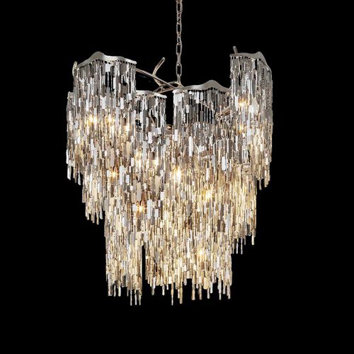 Lampadario contemporaneo - ARTHUR : ARCC70N - Brand van Egmond - in vetro / in acciaio / contract