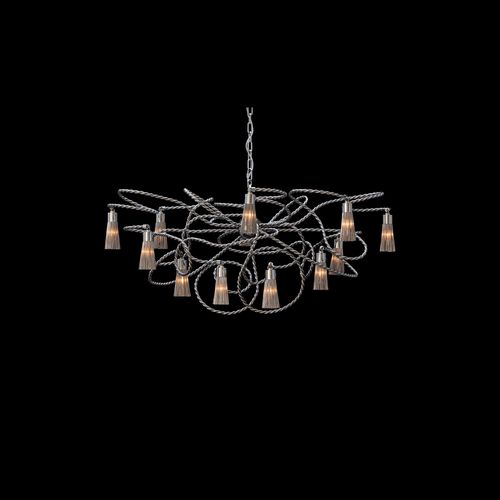 Lampadario design originale - SULTANS OF SWING : SOSOC140N - Brand van Egmond - in acciaio / contract / a incandescenza