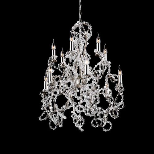 Lampadario contemporaneo - COCO : COCOCC100N - Brand van Egmond - in cristallo / in acciaio / contract