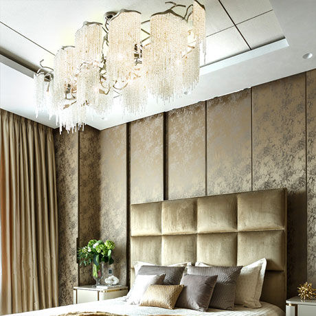 Lampadario contemporaneo - ARTHUR : AROC140N - Brand van Egmond - in vetro / in acciaio / contract