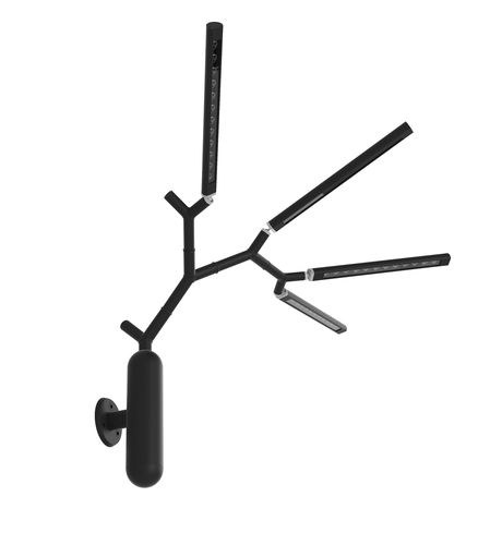 Braccio per lampione in acciaio galvanizzato - Branch Trophy - Keha3  - in alluminio anodizzato