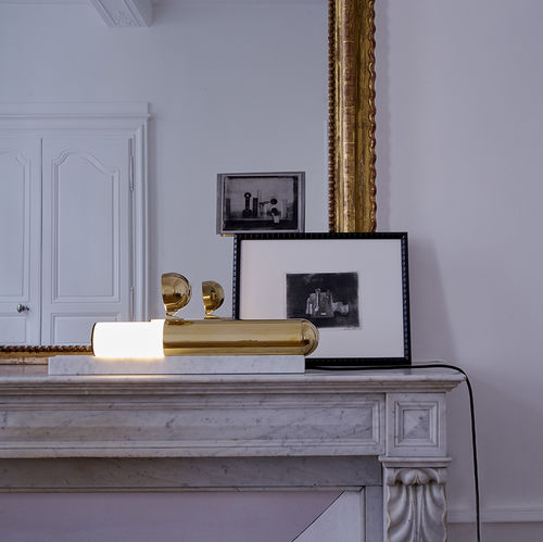 Lampada da tavolo - ISP - DCW éditions - in ottone / in policarbonato / contemporanea