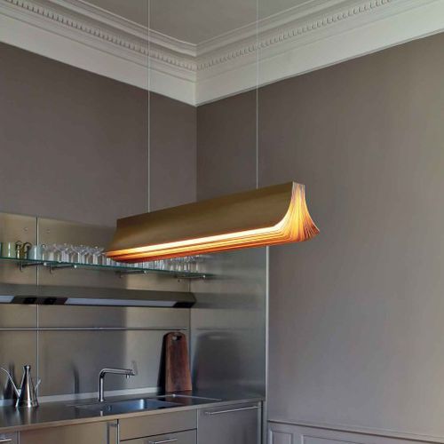 Lampada a sospensione - RESPIRO - DCW éditions - in alluminio anodizzato / contemporanea / con cavo