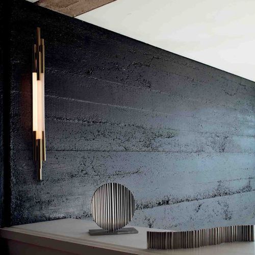 Applique contemporanea - ORG - DCW éditions - da interno / in alluminio anodizzato / in vetro opalescente