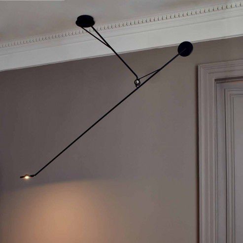 Plafoniera contemporanea - AARO - DCW éditions - in acciaio / in alluminio anodizzato / LED