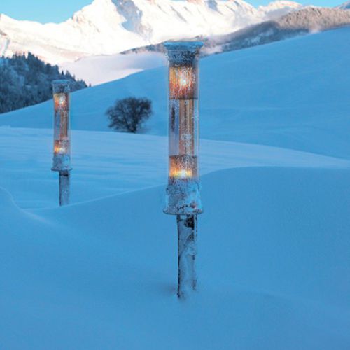 Lampioncino per spazio pubblico - IN THE TUBE - DCW éditions - contemporaneo / in acciaio inossidabile / in maglia di acciaio inossidabile