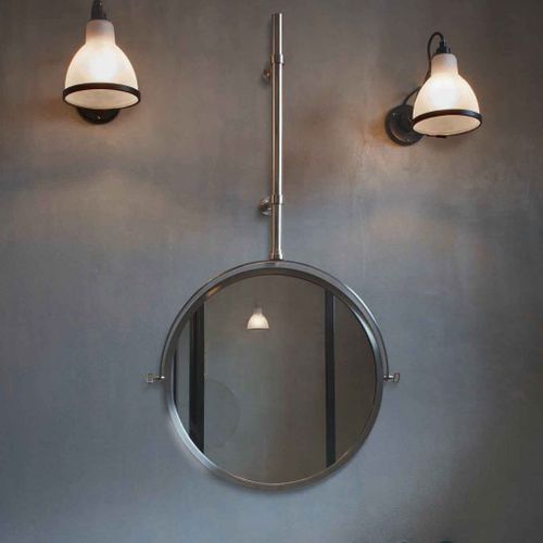 Specchio da bagno a muro - MBE - DCW éditions - contemporaneo / rotondo / in ottone
