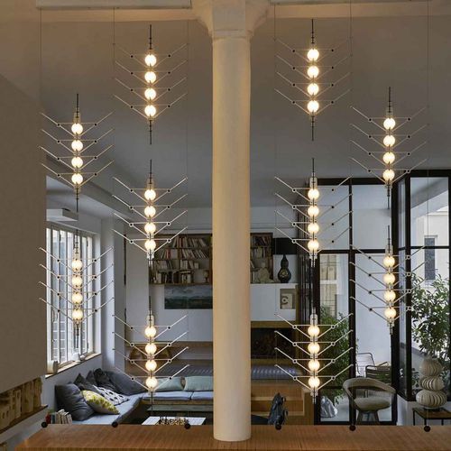 Lampada a sospensione - VVV - DCW éditions - in alluminio anodizzato / contemporanea / con cavo