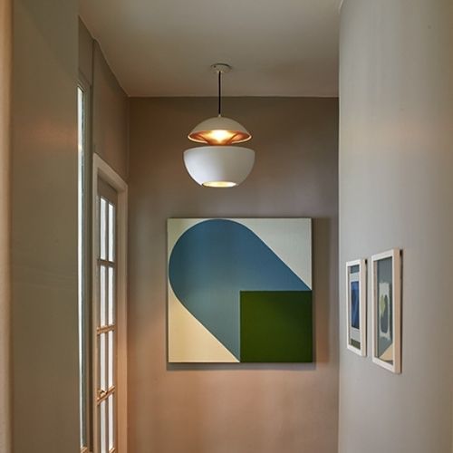 Lampada a sospensione - HERE COMES THE SUN - DCW éditions - in alluminio / design originale / con cavo