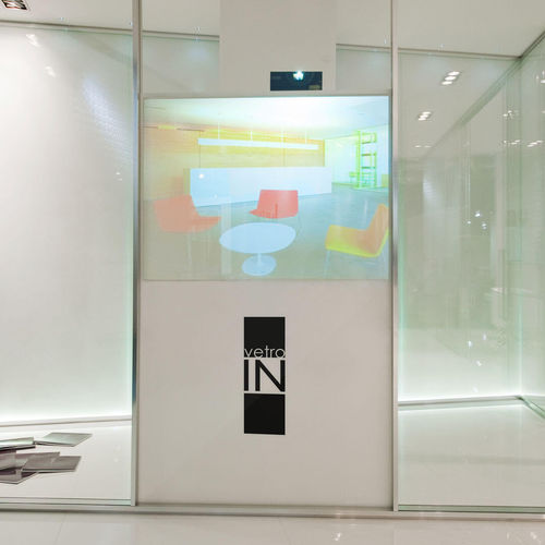 Parete amovibile - INTERACTIVE - VETROIN - a vetrina / professionale / da ufficio